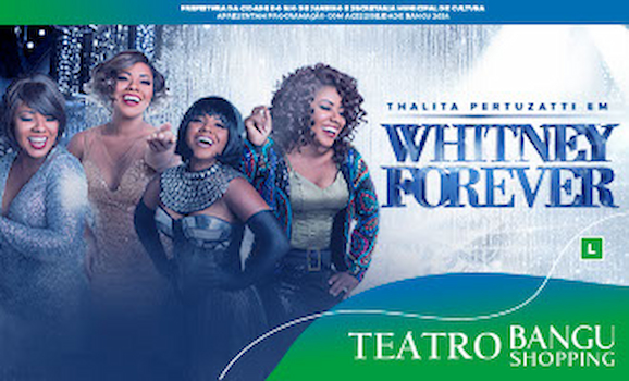 Thalita Pertuzatti em Whitney Forever no Teatro Bangu Shopping