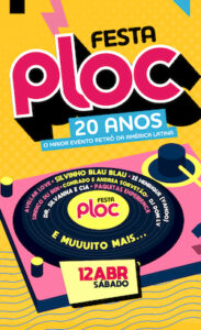 A FESTA PLOC NO TEATRO QUALISTAGE