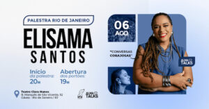Elisama Santos no Rio de Janeiro - Palestra "Conversas Corajosas" no Teatro Clara Nunes