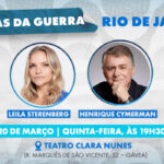 Henrique Cymerman e Leila Sterenberg no Teatro Clara Nunes