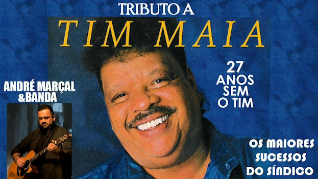 André Marçal canta Tim Maia no Teatro Brigitte Blair