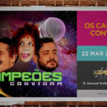 CAMPEÕES CONVIDAM no Teatro Solar de Botafogo