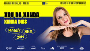 Xanda Dias NO TEATRO CÂNDIDO MENDES