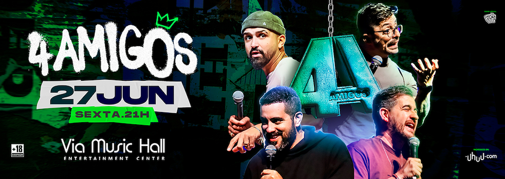 4 Amigos no VIA MUSIC HALL