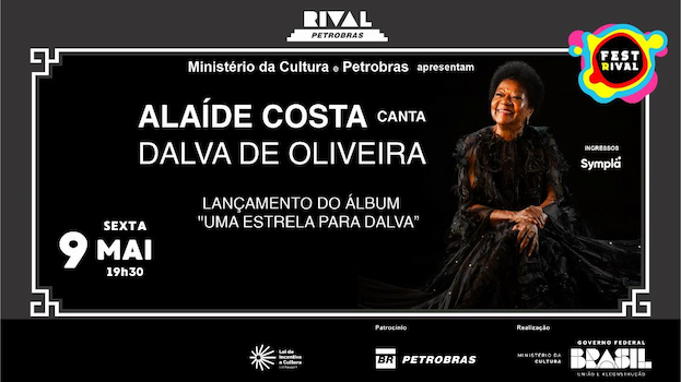 ALAÍDE COSTA CANTA DALVA DE OLIVEIRA NO TEATRO RIVAL PETROBRAS