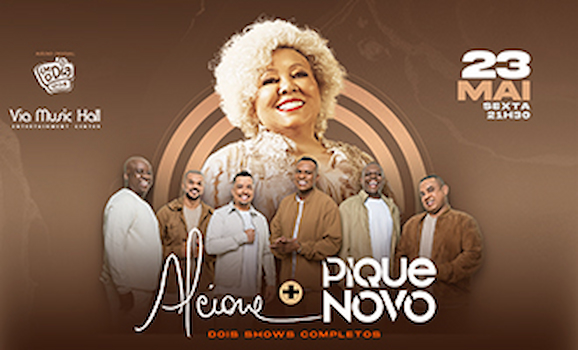 Alcione e Pique Novo no VIA MUSIC HALL