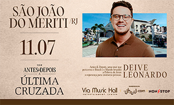 Deive Leonardo no VIA MUSIC HALL