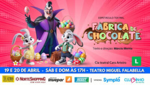"FÁBRICA DE CHOCOLATE" no Teatro Miguel Falabella