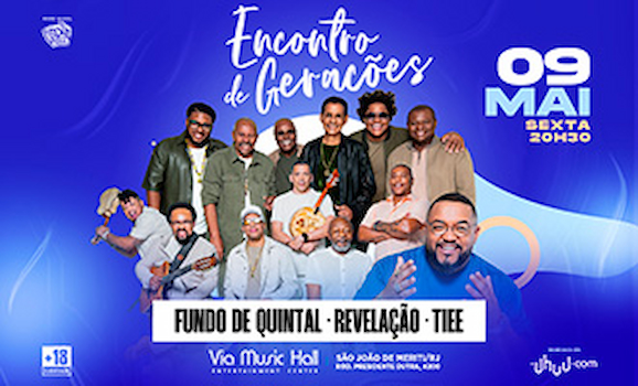 Fundo de Quintal e Revelação no VIA MUSIC HALL