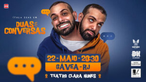 ÍTALO SENA EM DUAS CONVERSAS no Teatro Clara Nunes