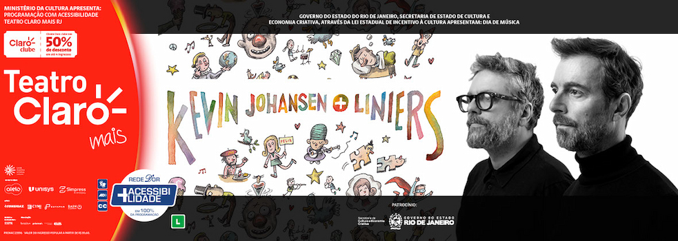 Kevin Johansen + Liniers no TEATRO CLARO RIO