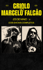 MARCELO FALCÃO E CRIOLO NO TEATRO QUALISTAGE