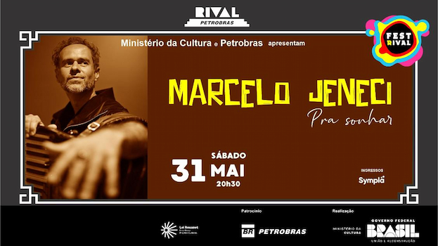 MARCELO JENECI EM “PRA SONHAR” NO TEATRO RIVAL PETROBRAS