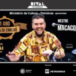 MESTRE MACACO BRANCO COMEMORA UM ANO DE SUA RODA DE ENREDO NO TEATRO RIVAL PETROBRAS