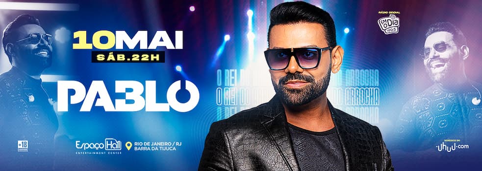 Pablo no ESPAÇO HALL