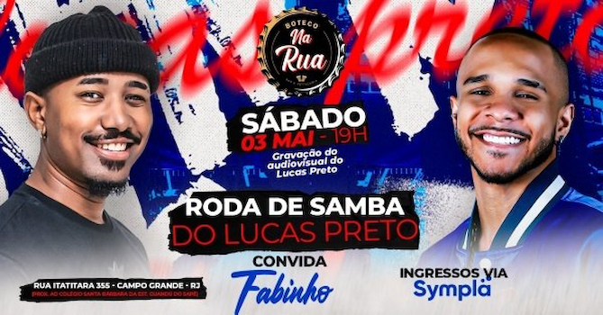 RODA DE SAMBA DO LUCAS PRETO NO BOTECO NA RUA