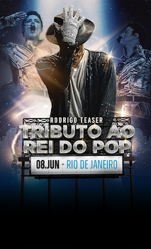 Rodrigo Teaser Tributo ao Rei do Pop no TEATRO QUALISTAGE