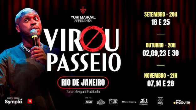 VIROU PASSEIO NO TEATRO MIGUEL FALABELLA