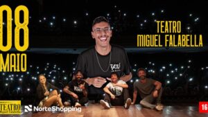COMEDIA SEM ACENTO CONVIDA MATHEUS MAD NO TEATRO MIGUEL FALABELLA