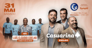 Casuarina no Beco do Rato 31 de maio - sábado!