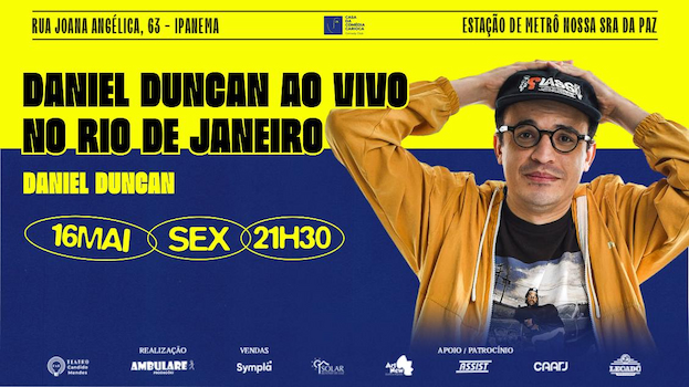 DANIEL DUNCAN AO VIVO NO RIO DE JANEIRO