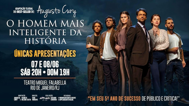 O HOMEM MAIS INTELIGENTE DA HISTÓRIA NO TEATRO MIGUEL FALABELLA