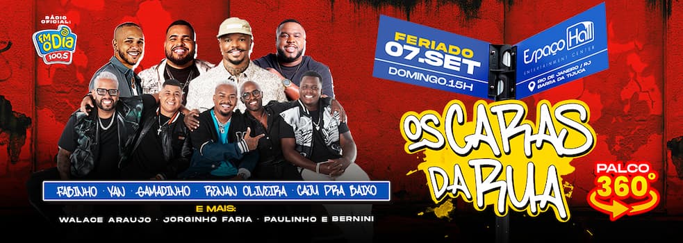 Os Caras da Rua no ESPAÇO HALL