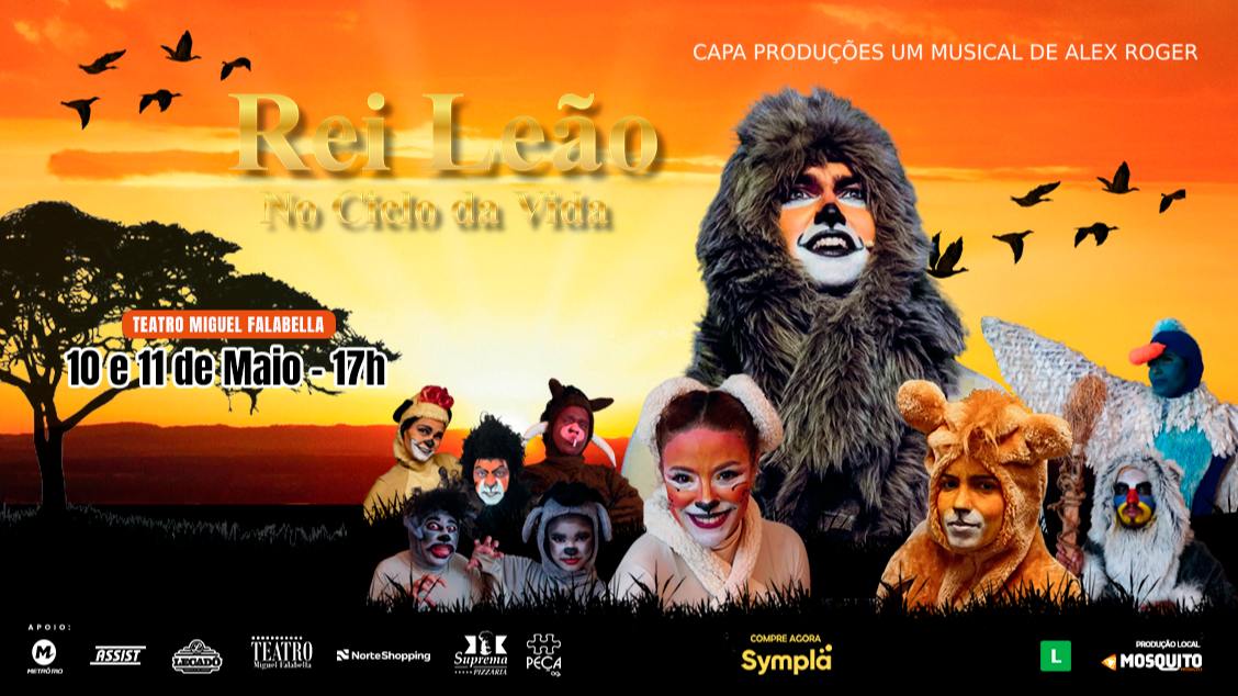 REI LEÃO- NO CICLO DA VIDA NO TEATRO MIGUEL FALABELLA