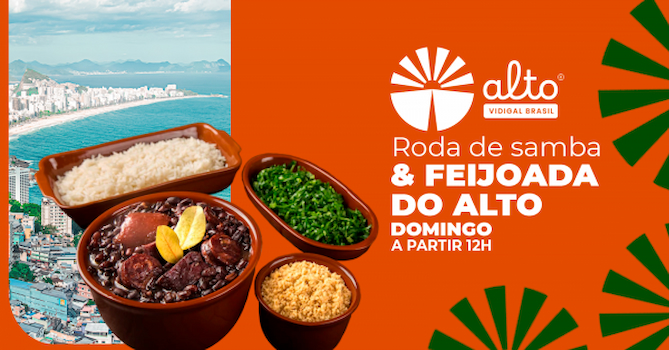RODA DE SAMBA & FEIJOADA DO ALTO VIDIGAL BRASIL