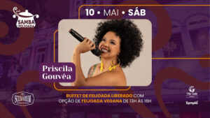 SAMBA & FEIJOADA COM PRISCILA GOUVÊA NO RIO SCENARIUM NO RIO SCENARIUM