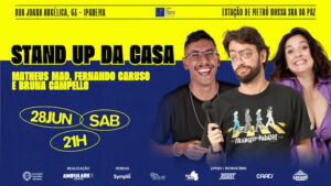 Fernando Caruso, Matheus MAD e Bruna Campello " NO TEATRO CÂNDIDO MENDES