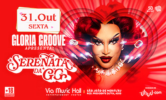 Gloria Groove na VIA MUSIC HALL