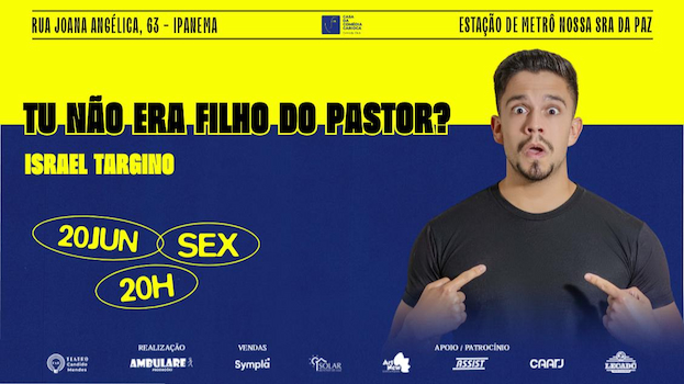 Israel Targino " NO TEATRO CÂNDIDO MENDES