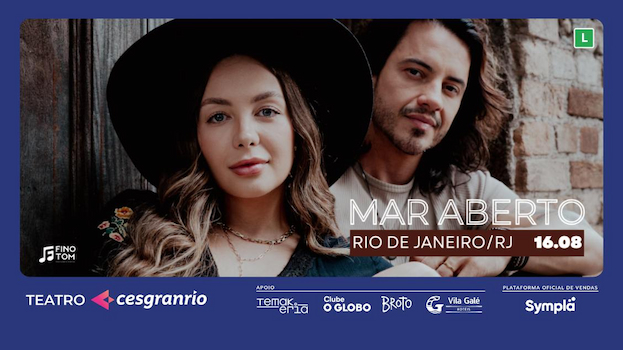 MAR ABERTO TURNÊ - UM LUGAR DE CALMARIA NO TEATRO CESGRANRIO - RJ