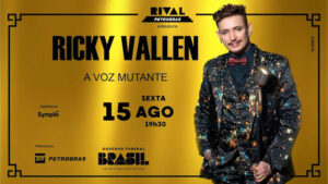 RICKY VALLEN NO ESPETÁCULO "A VOZ MUTANTE" NO TEATRO RIVAL PETROBRAS