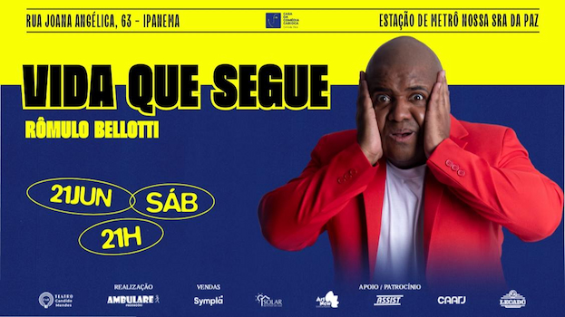 Rômulo Bellotti NO TEATRO CÂNDIDO MENDES