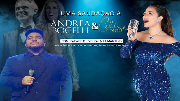 Uma Saudação à Céline e Bocell no TEATRO CLARA NUNES - RJ