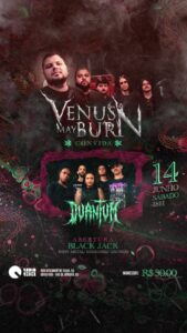 Venus May Burn convida: Quantum na AUDIO REBEL