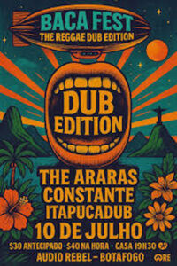 BacaFest edição Dub Reggae na AUDIO REBEL