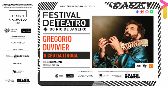 1º Festival De Teatro Do Rio De Janeiro - O Céu Da Língua no TEATRO RIACHUELO