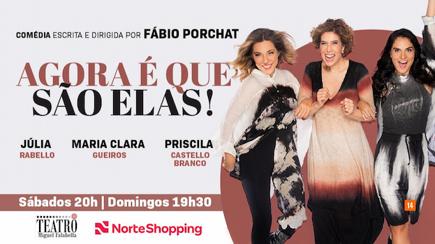 AGORA QUE SÃO ELAS NO TEATRO MIGUEL FALABELLA