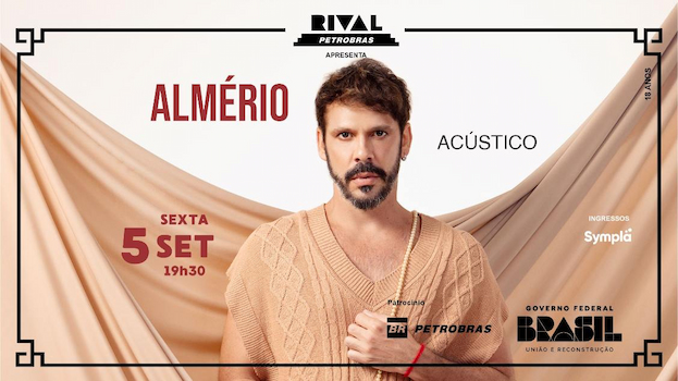ALMÉRIO – ACÚSTICO NO TEATRO RIVAL PETROBRAS