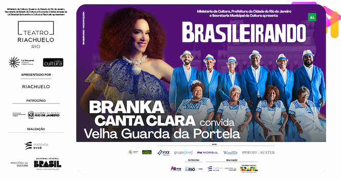Brasileirando - "Branka Canta Clara" no TEATRO RIACHUELO