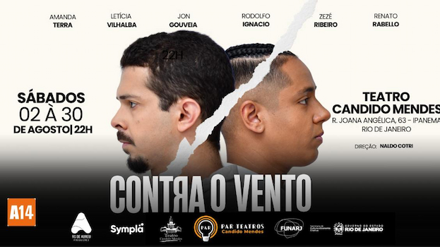 CONTRA O VENTO no Teatro Cândido Mendes