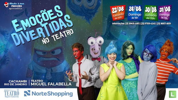 EMOÇÕES DIVERTIDAS NO TEATRO MIGUEL FALABELLA