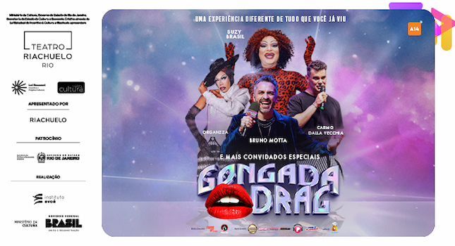 Gongada Drag no Teatro Riachuelo - RJ