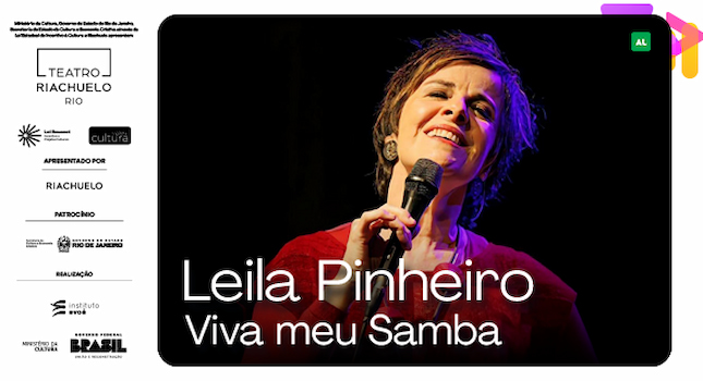 Leila Pinheiro "Viva Meu Samba" no TEATRO RIACHUELO