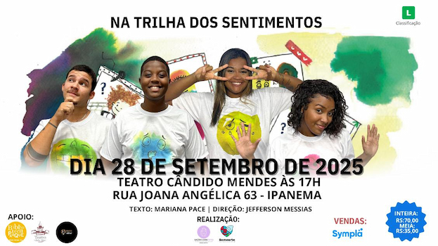 Na Trilha dos Sentimentos no TEATRO CÂNDIDO MENDES