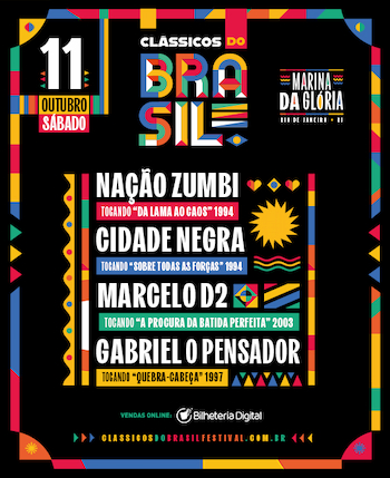 Nação Zumbi, Marcelo D2, Cidade Negra na MARINA DA GLÓRIA - RJ