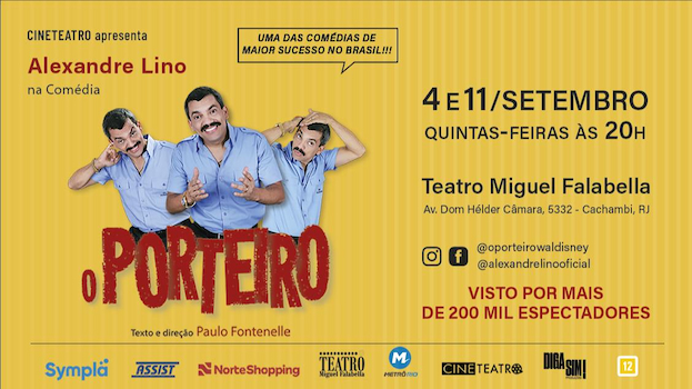 O PORTEIRO NO TEATRO MIGUEL FALABELLA